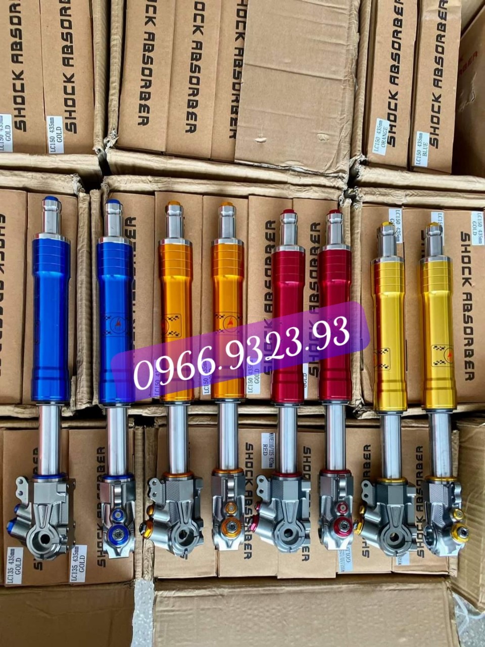 Phuộc trước asiro gắn ex150 1 đĩa