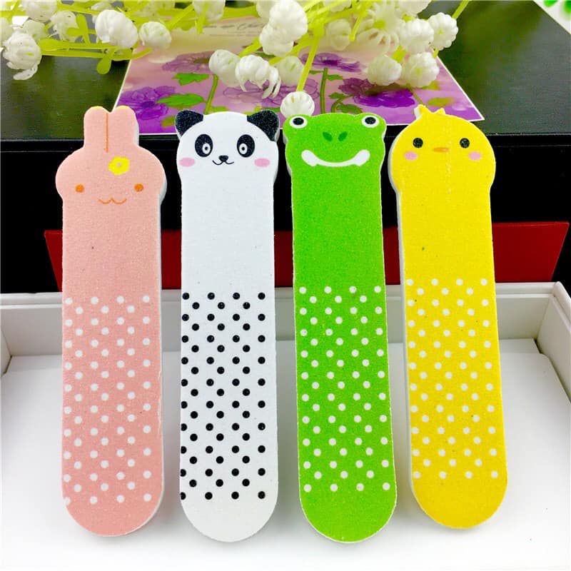 Combo 5 dũa móng tay mini cute hình thú