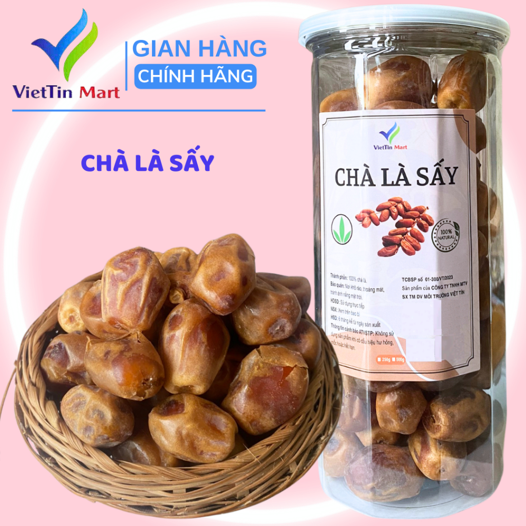 Chà Là Sấy Khô Không Đường VIETTIN MART 500g