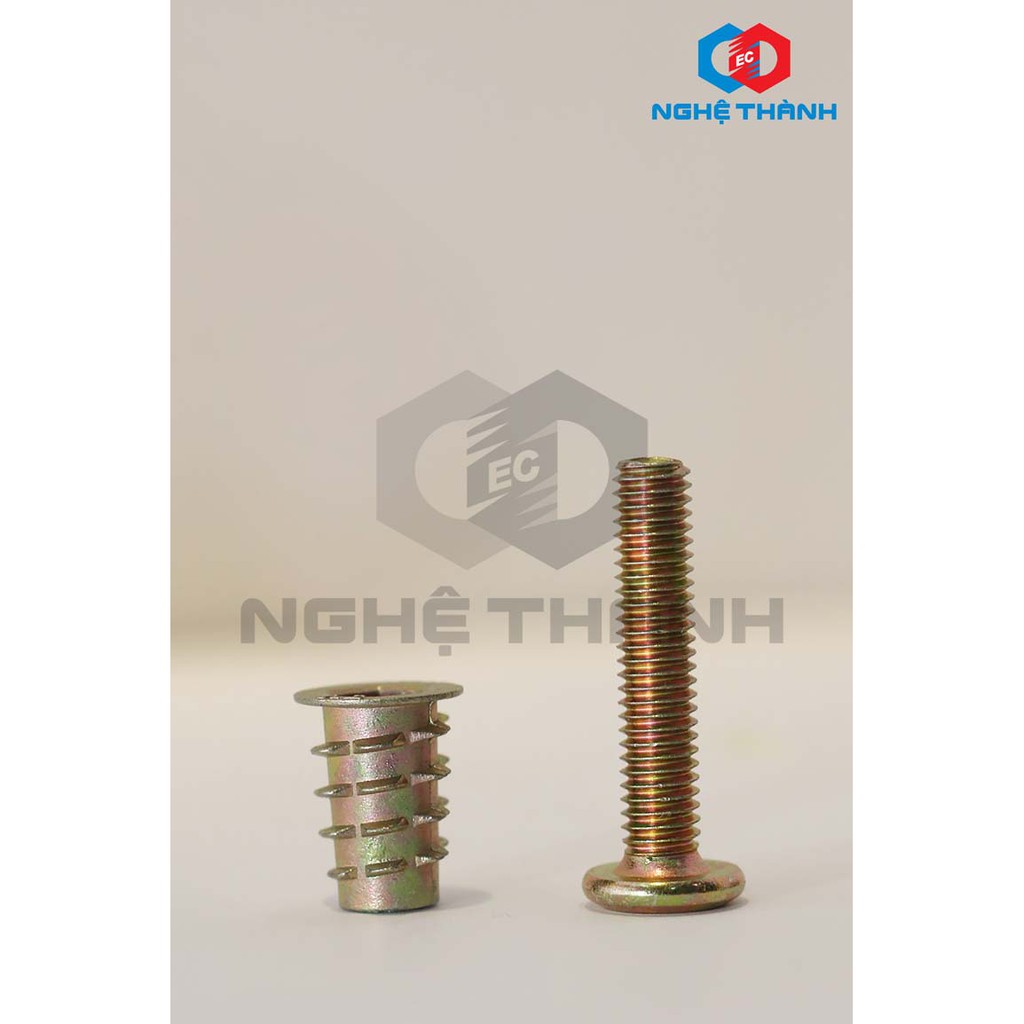 Bộ bulong + ốc cấy gỗ hiệu ec