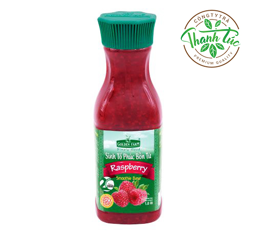 Sinh tố golden farm phúc bồn tử chai 1 lít