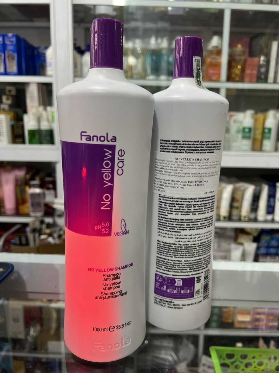  DẦU GỘI FANOLA NO YELLOW KHỬ ÁNH VÀNG 1000ML  GỘI TÍM  