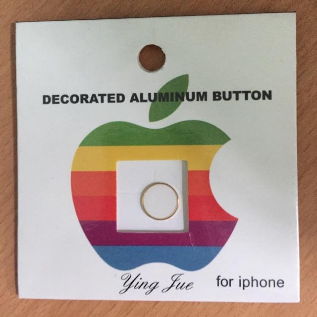 Miếng dán nút home dành cho Iphone 5 - Không hỗ trợ vân tay - 2 màu đen & trắng