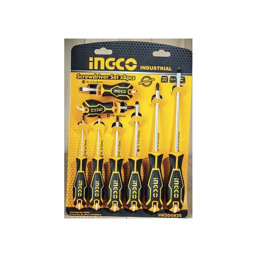 Bộ 8 tua vít ingco hksd0828