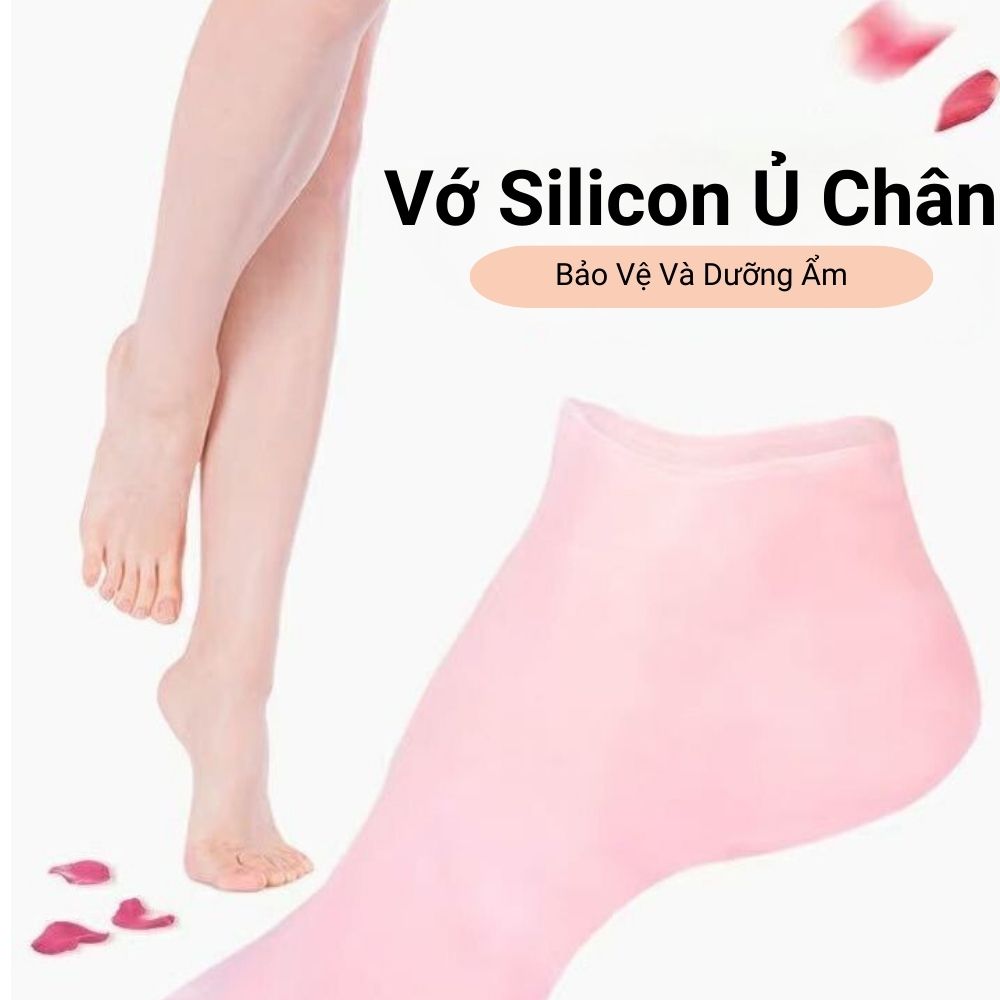 Vớ ủ chân chống khô da ngăn ngừa nứt nẻ gót chân, tất ủ chân ủ kem dưỡng trắng dưỡng ẩm làm mềm da
