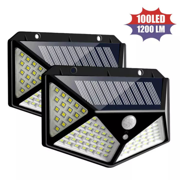 Đèn năng lượng mặt trời chế độ chống trộm thông minh solar SH - 100led - ntcll trang bị công nghệ cảm ứng ánh sáng và cảm biến chuyển động