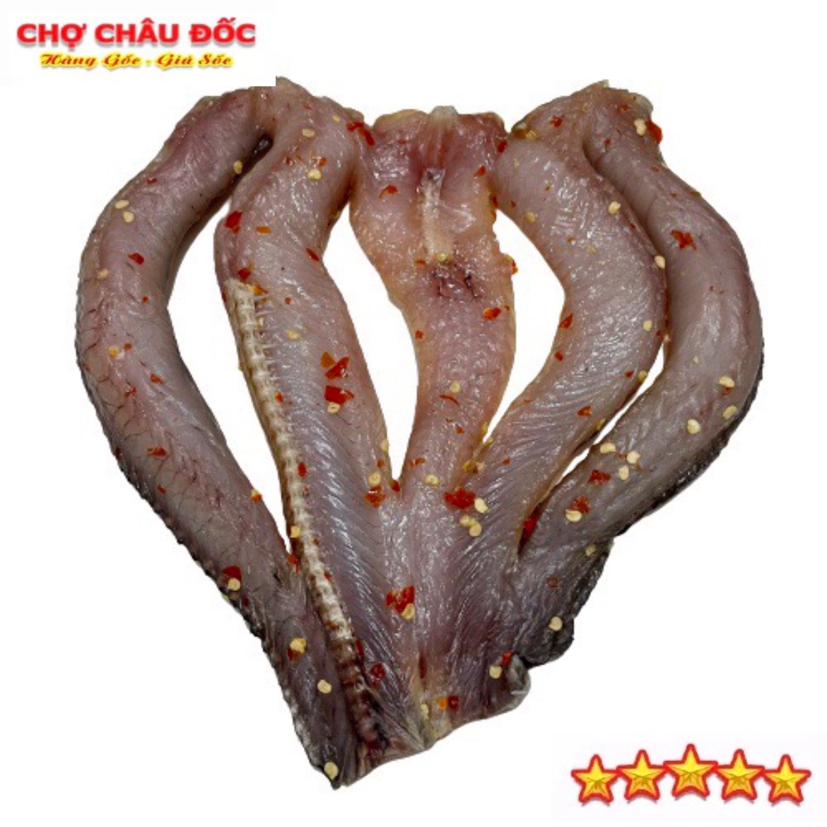1 kg khô cá lóc châu đốc 3 nắng vị vừa ăn không chất bảo quản loại 3-4 con 1kg