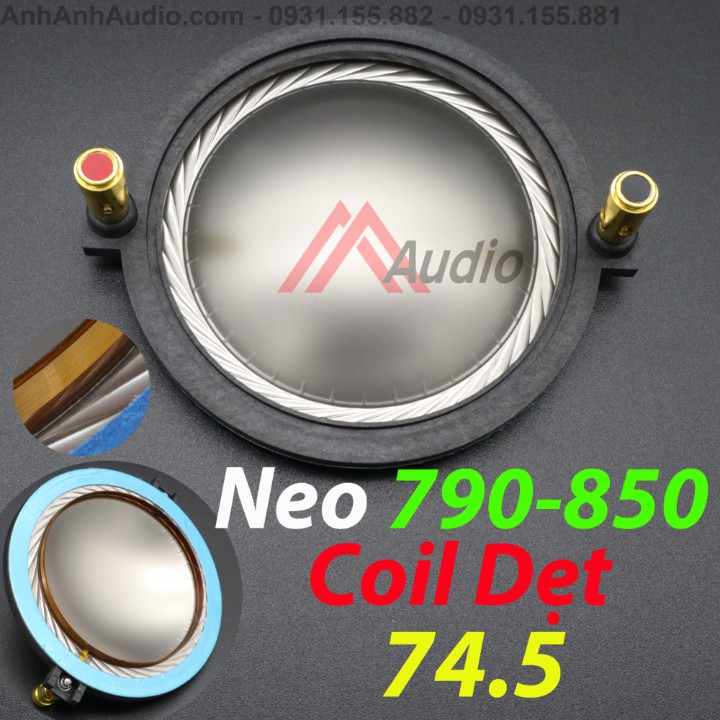 Côn 850 Treble Neo - Dây Dẹp 74.5 - Hàng Nhập - Côn Treble 850 - Coil Treble 850
