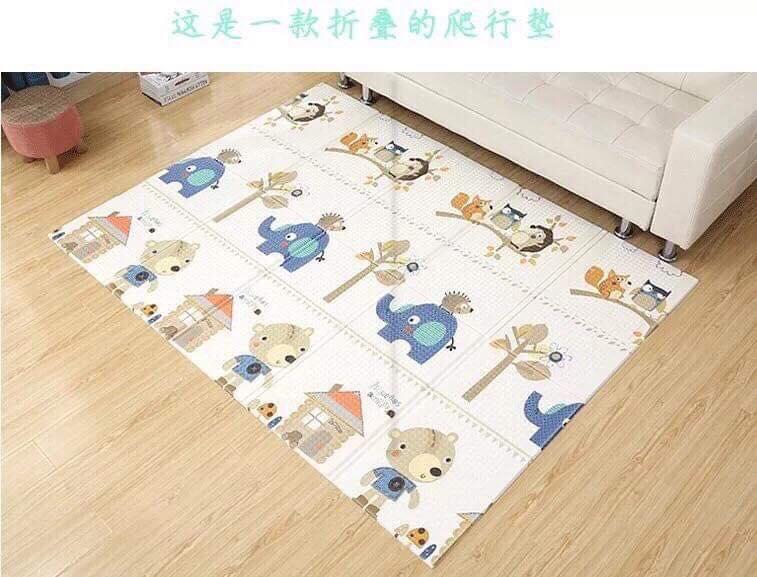 Thảm Xốp Silicone XPE 2 Mặt Cho Bé (Loại 1M6X2m)