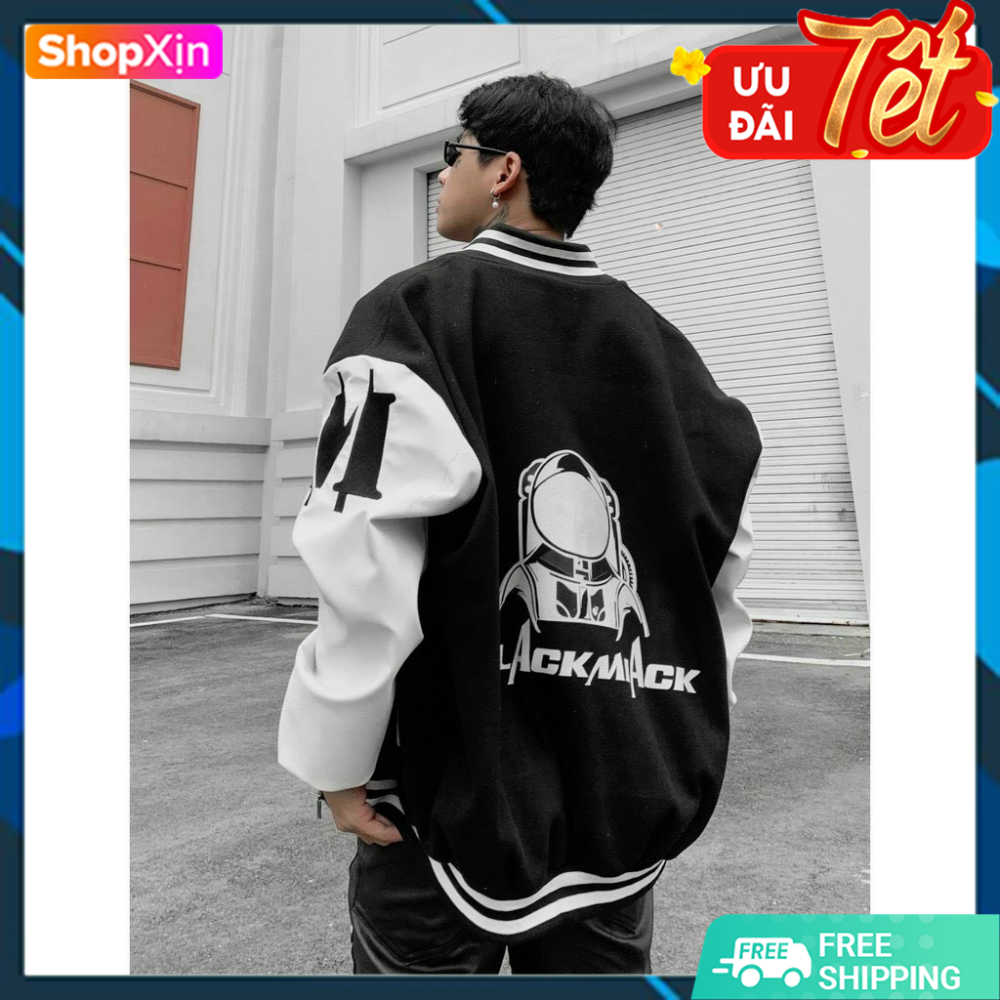 Áo khoác Black Miack chất dù 2 lớp chất lượng, áo khoác dù nam nữ bomber tay phối màu cực chất và cá tính.