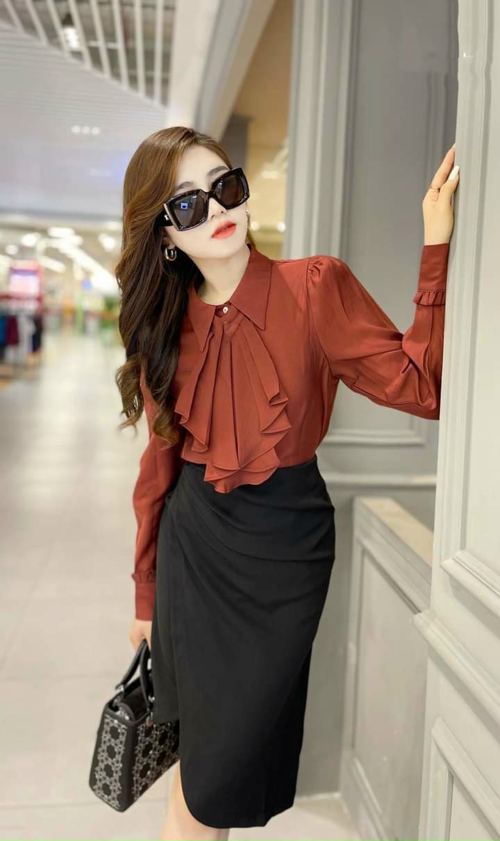 Áo kiểu sang trọng quý phái b42