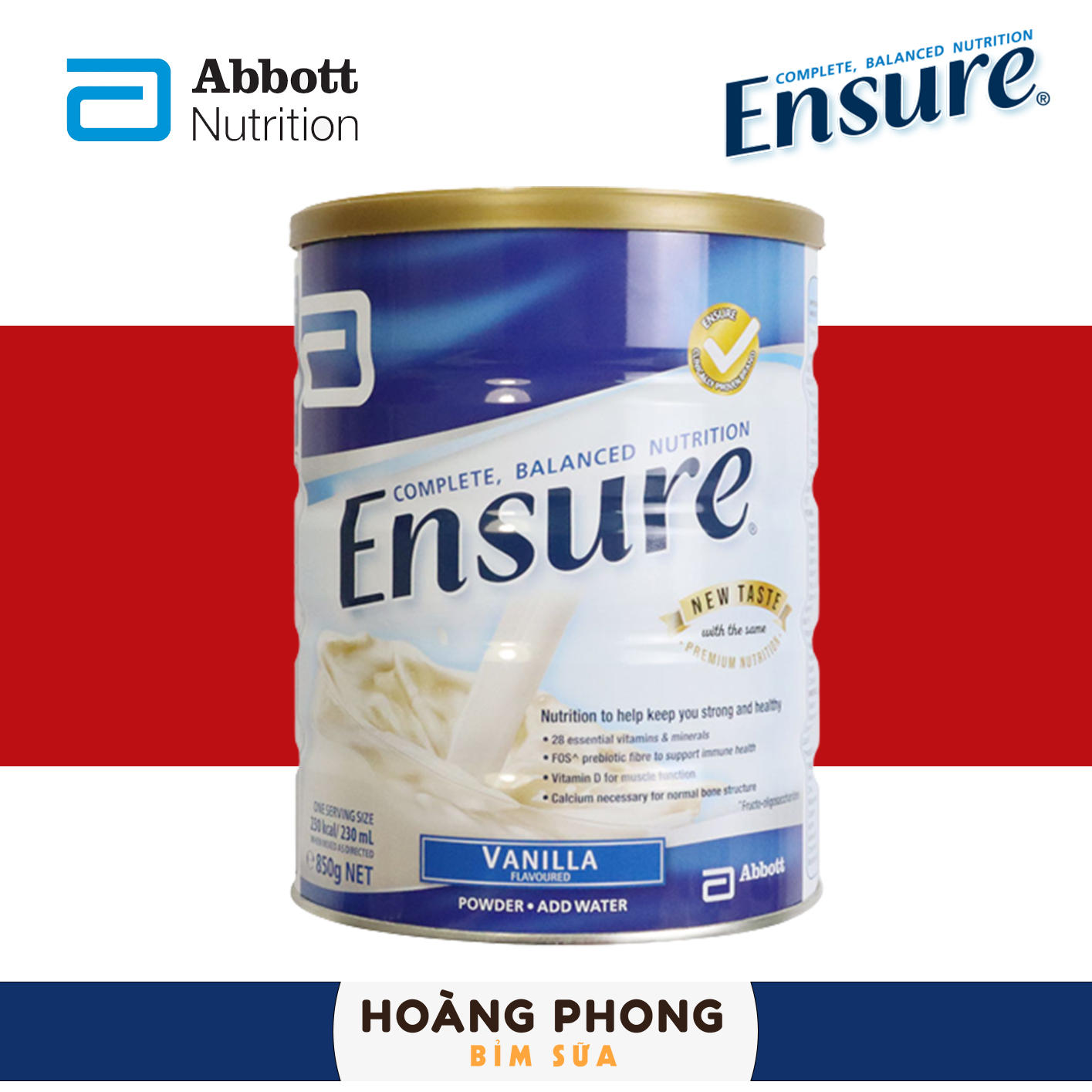 Sữa bột Ensure Úc 850g hoangphongstore