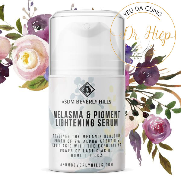 Serum sáng da mờ thâm nám ASDM Beverly Hills Melasma and Pigment Lightening Serum 60ml
