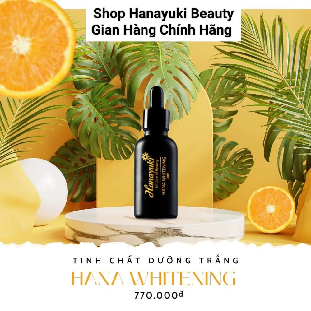 [TẶNG VOUCHER 8%+QUÀ] [Chính hãng Hanayuki, Date 2026] Serum dưỡng trắng Hanayuki- Hana whitening 30gr