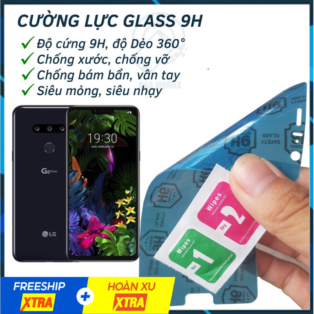 Dán cường lực dẻo nano mặt trước LG G8 ThinQ