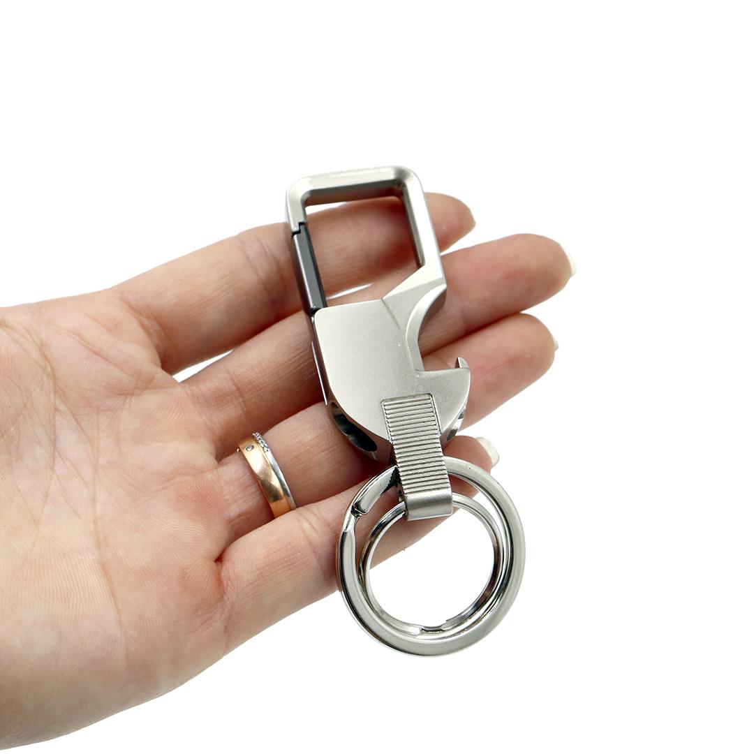 Móc khóa xe Bella925 móc chìa khóa ô tô xe máy OM176 có chốt đeo lưng quần chất liệu thép