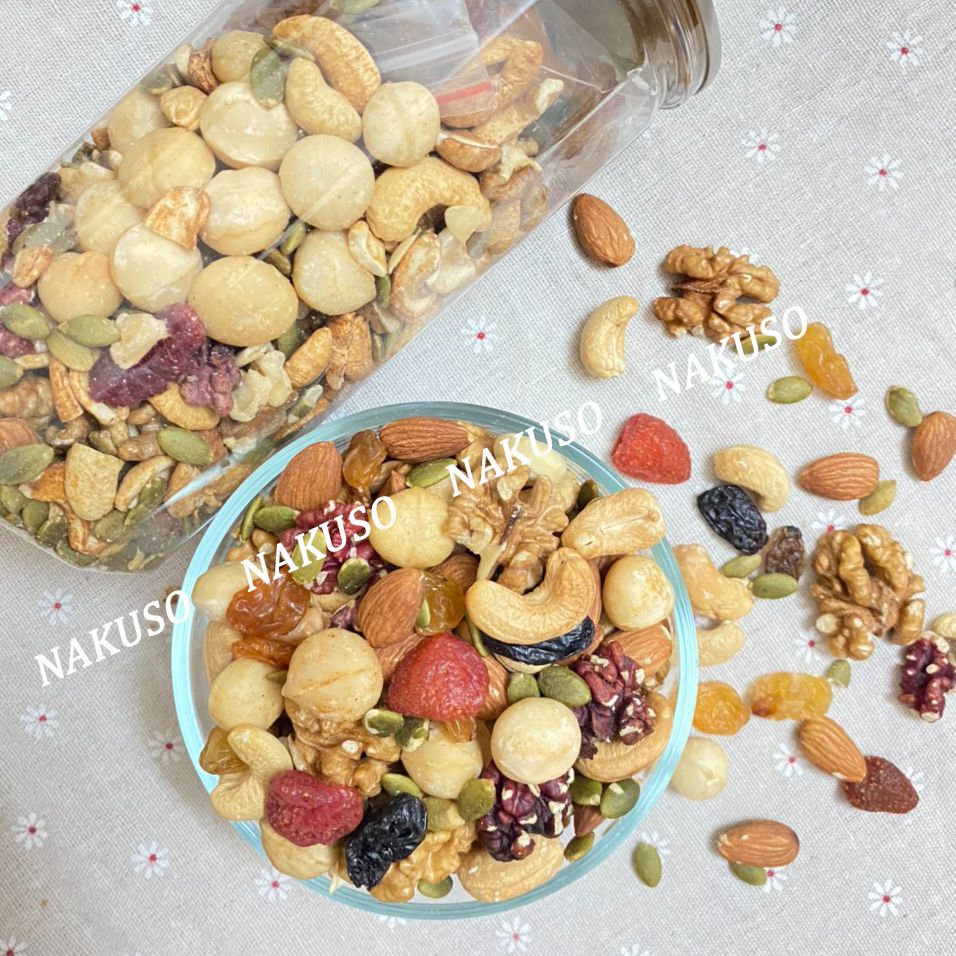 Granola Siêu Hạt không yến mạch Nướng mật ong Ăn Vặt healthy phù hợp eatclean tập gym ăn kiêng