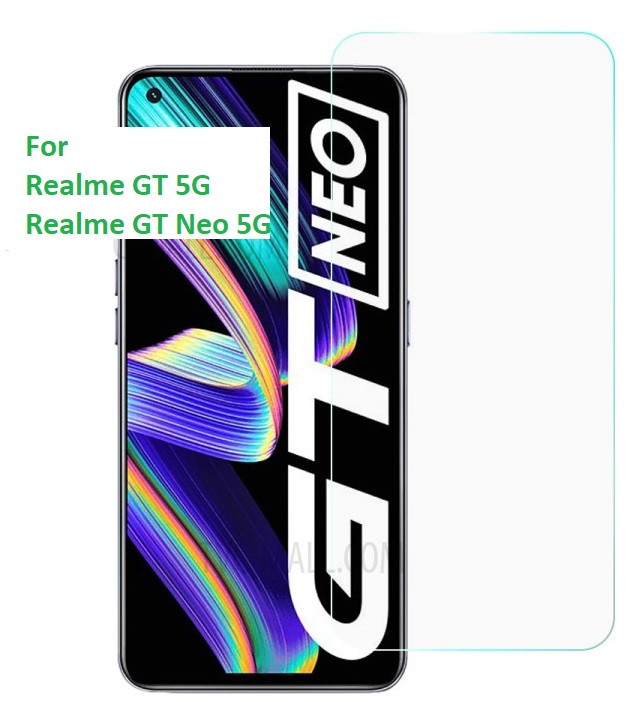 Kính cường lực Trong suốt Realme GT 5G / Realme GT Neo 5G / Realme GT NEO2T (Không Full)