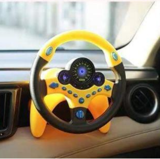 Vô lăng lái xe đồ chơi dành cho trẻ em phù hợp cho cả bé trai lẫn bé gái được làm bằng chất liệu nhựa an toàn cho sức khỏe của bé và có đèn nhấp nháy hiệu ứng âm thanh sống động