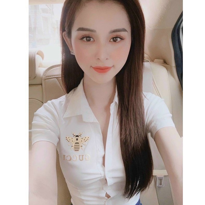 Áo sơ mi con Ong Guci siêu xinh