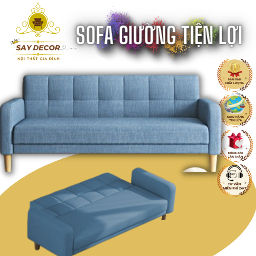 Ghế Sofa Bed- Giường Ngủ Gấp Gọn Thành Giường
