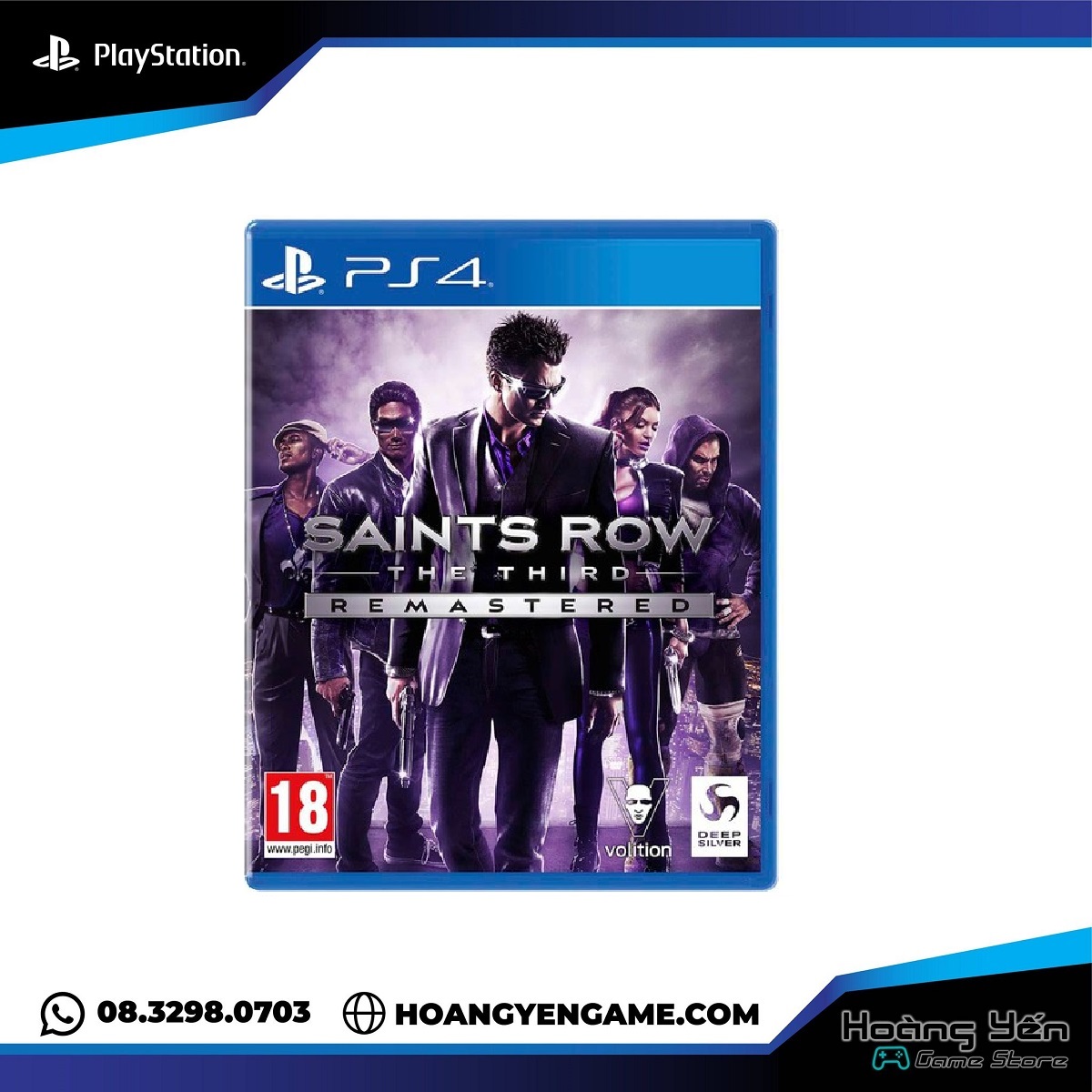 Đĩa Game Saints Row The Third Remastered Ps4