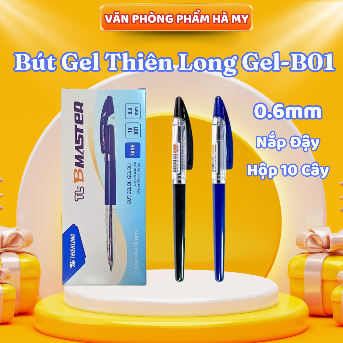 Bút gel b master thiên long 0.6mm gel-b01