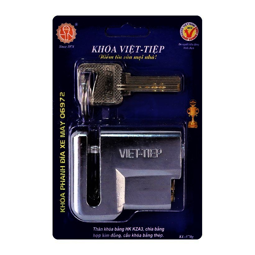 Khóa đĩa xe máy việt tiệp