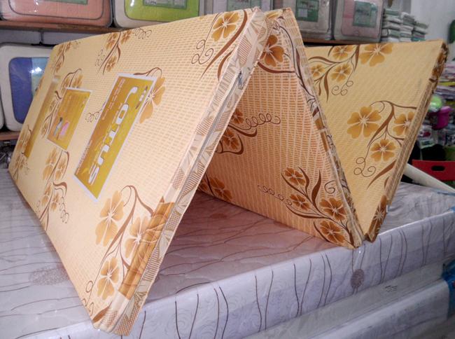 Nệm PE Korea gấp 3 dày 5 cm dành cho 2 người nằm ( 160cm-195cm-5cm)