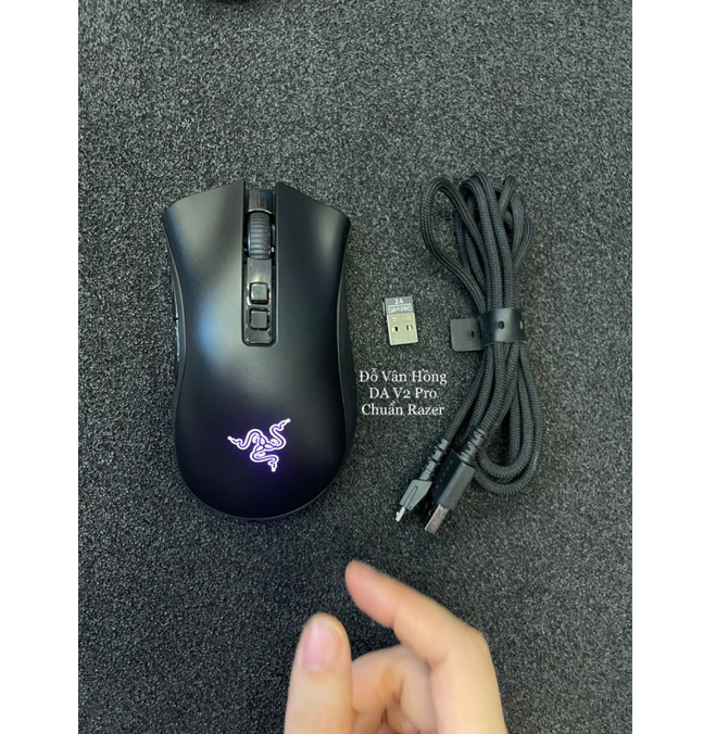 Chuột chơi game không dây Razer Deathadder V2 pro dùng lướt 98% - chính hãng Razer