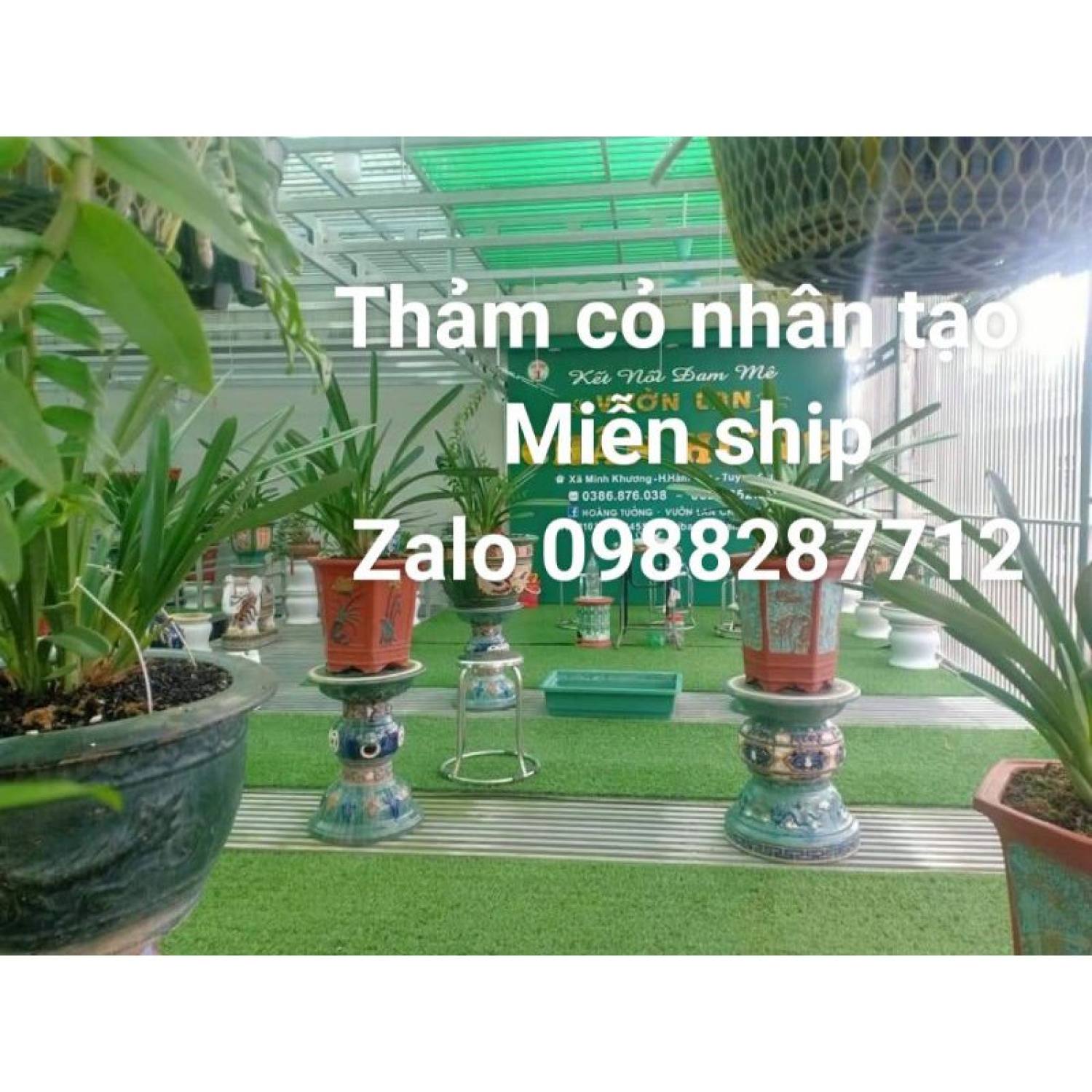 Thảm cỏ nhân tạo 2cm miễn ship 1mx0,5m
