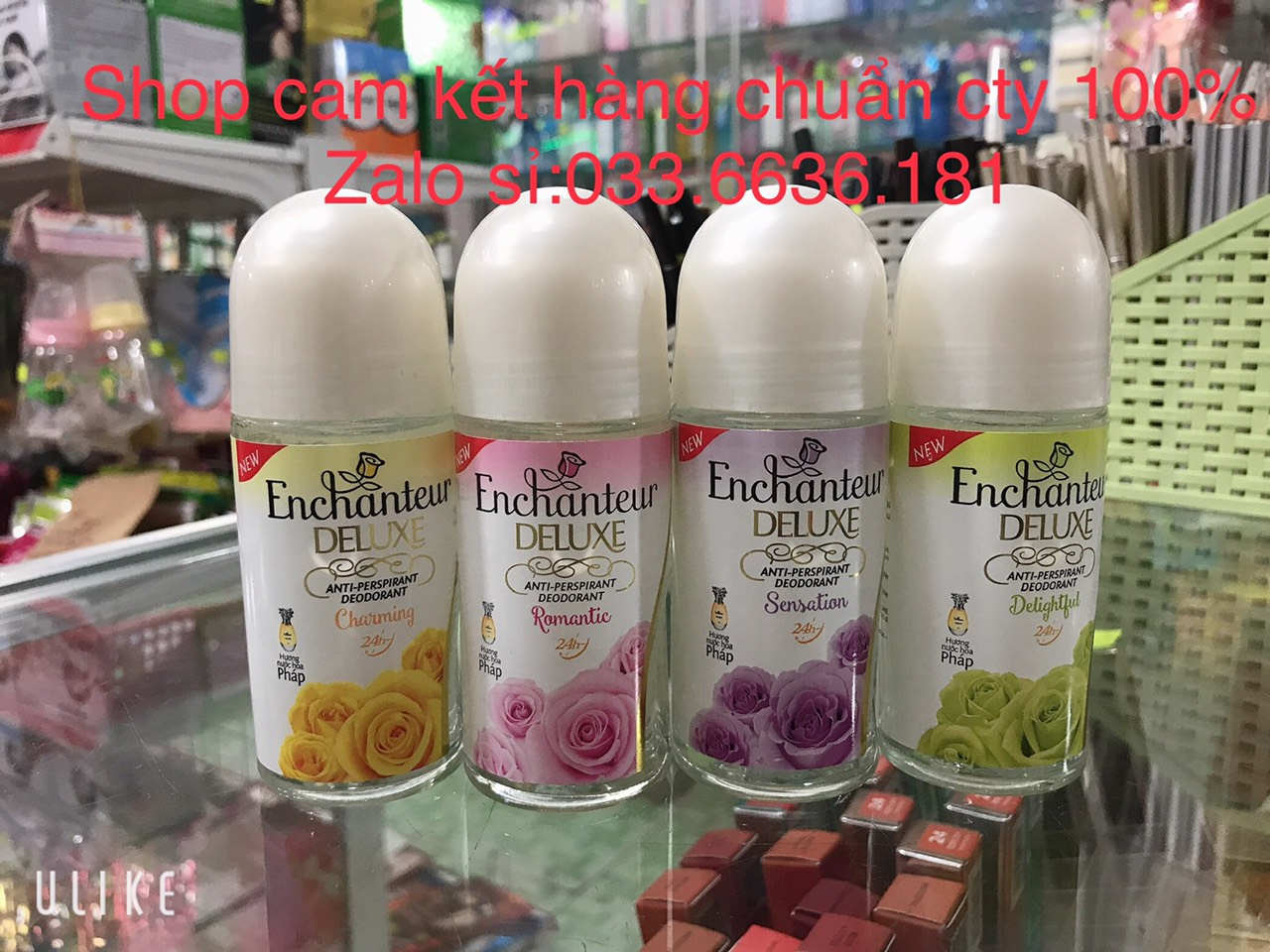 [chuẩn hàng cty 100%] lăn khử nùi ENCHANTER nước trong đủ màu 50ml