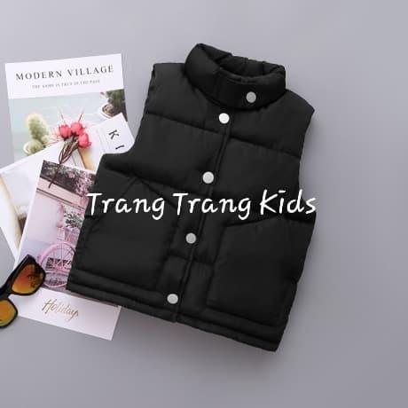Áo phao ba lỗ, áo khoác ba lỗ cho bé trai bé gái cho bé từ 10-35kg
