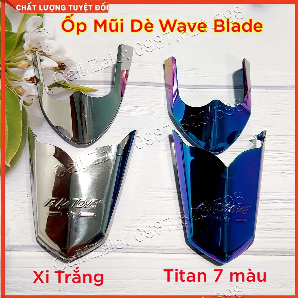 Ốp Mũi Dè Trước Sau Wave Blade, Bọc Mỏ Dè Xe Wave Blade, Bịt Mũi Dè Trước Sau Xe Wave Blade, Ốp Mỏ Dè Xe Wave