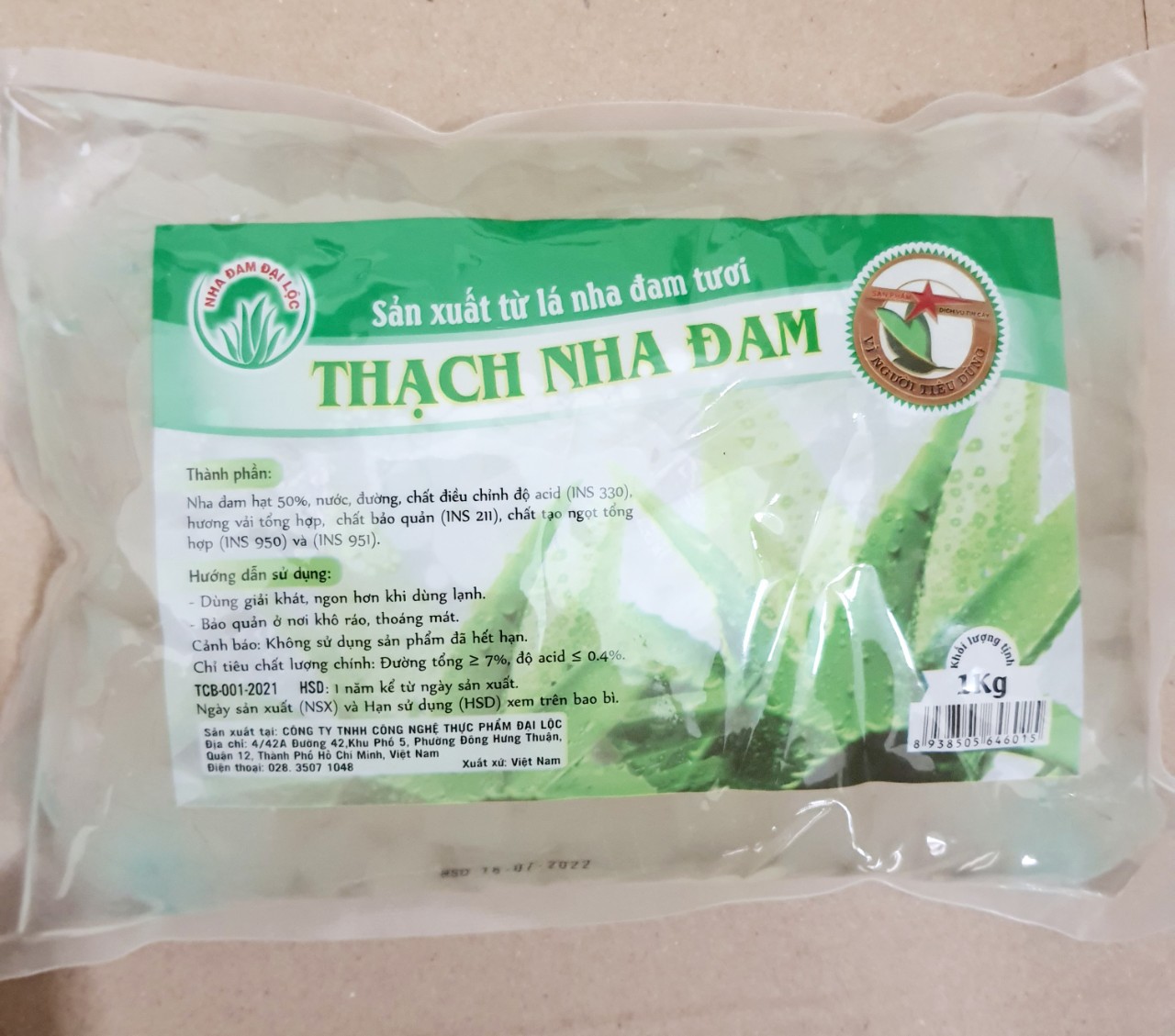 Thạch Nha đam Đại Lộc túi 1kg