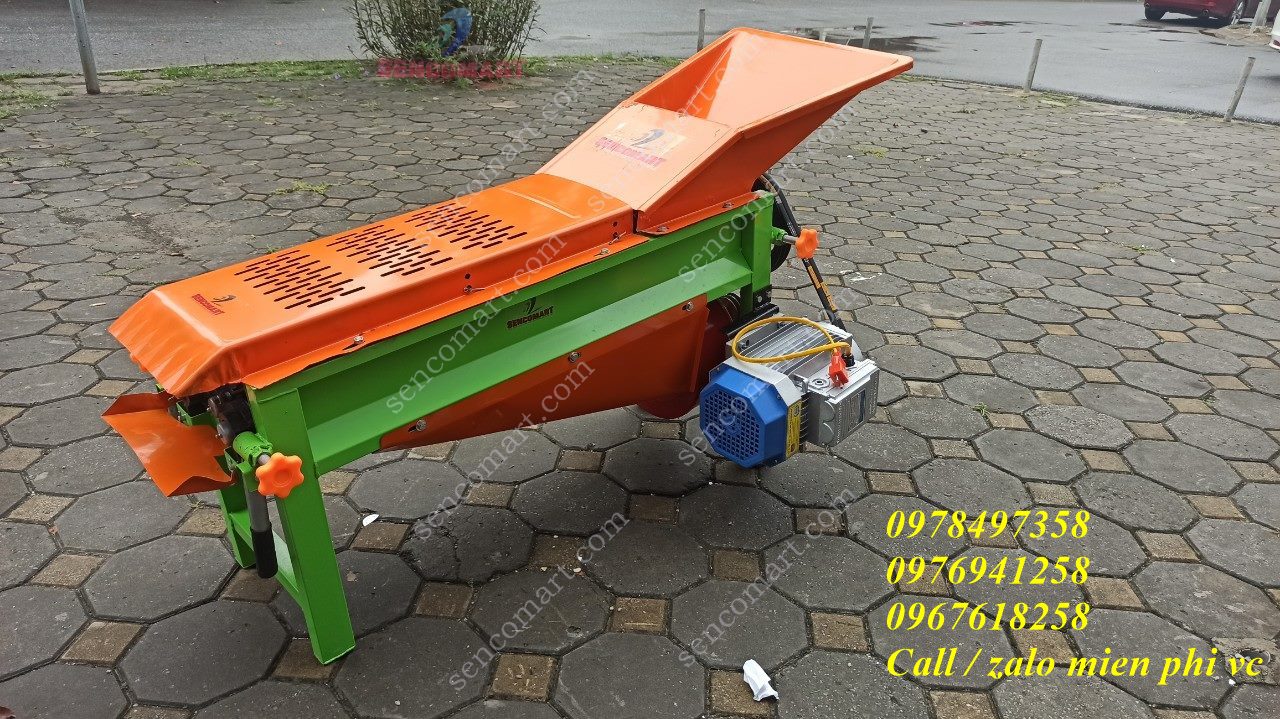 Máy cởi áo lột áo vỏ bắp ngô động cơ 4 ngựa Sencomart