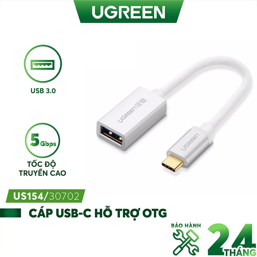 Cáp otg usb type-c to usb 3.0 ugreen 30702 cao cấp