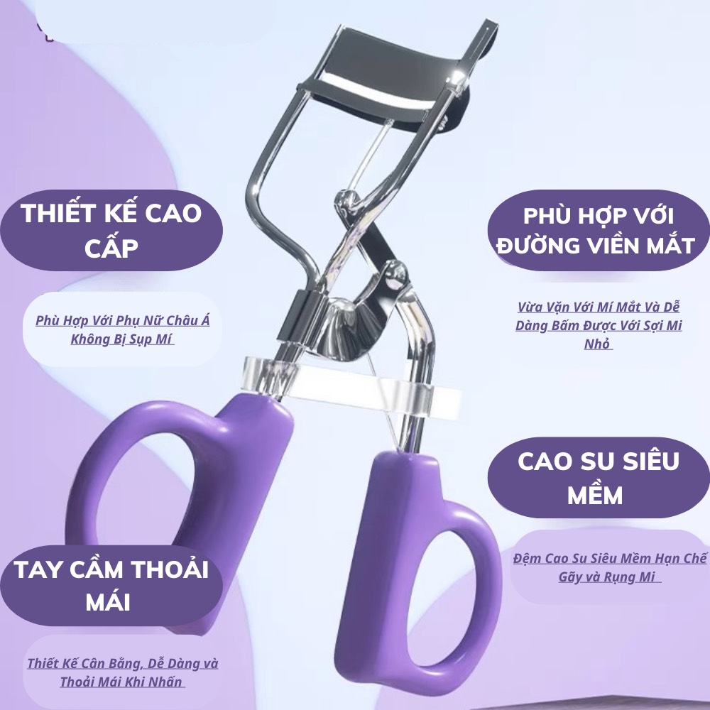 Kẹp Bấm Mi INOX Tay Cầm Lớn Loại Cao Cấp