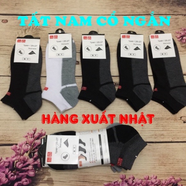 [FRESHIP] [Combo 2 đôi] Tất nam cổ ngắn xuất Nhật -Vớ nam chống thối chân, kháng khuẩn - Thời trang nam cao cấp - TT001