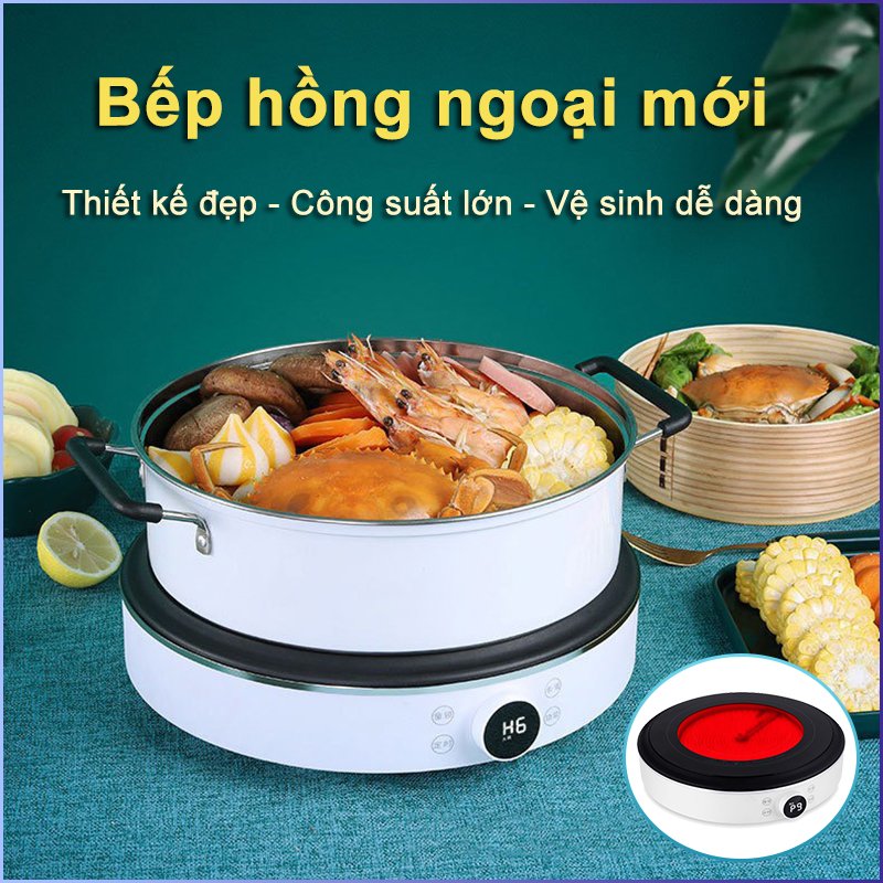 Bếp Hồng Ngoại Đơn Bếp Hồng Ngoại Công Suất Lớn Không Kén Nồi