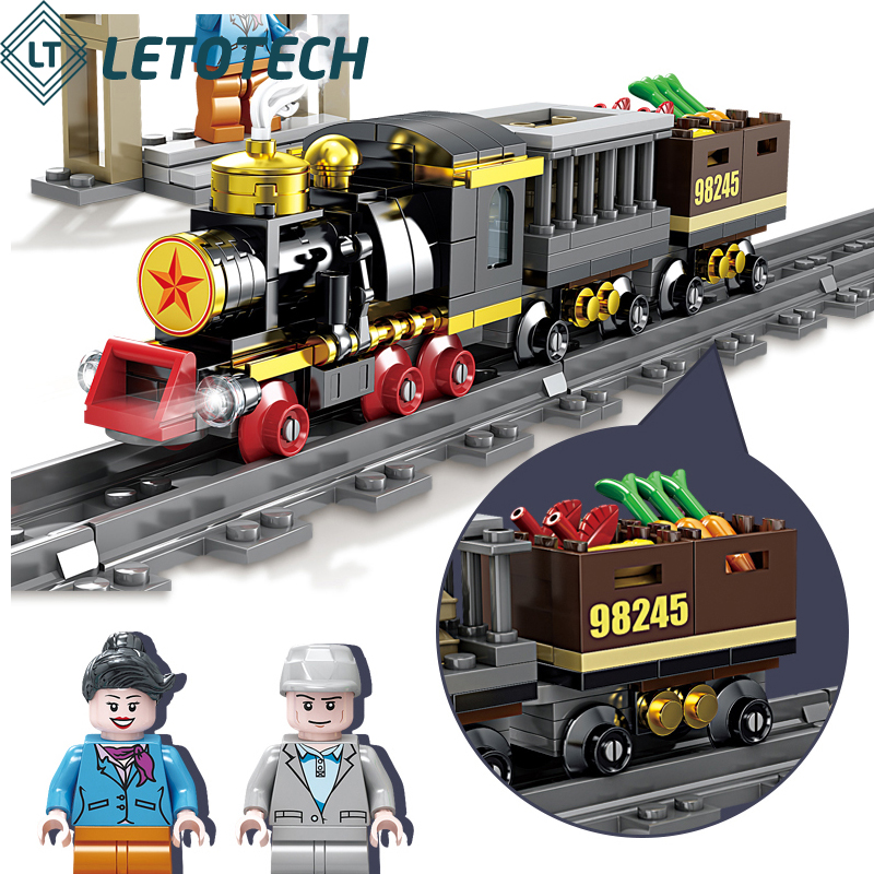 Bộ lắp ráp tàu điện thành phố city train 229 chi tiết