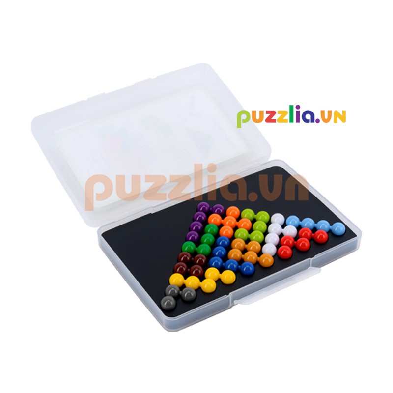 Đồ chơi Puzzlia Beads Puzzle Triangle 2D3D  Tam giác 3D
