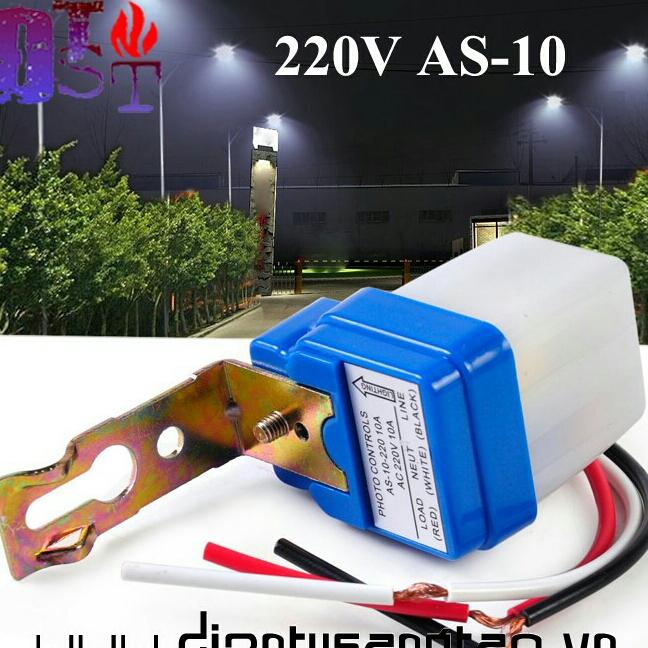 Cảm biến tự động bật đèn khi tối tự tắt đèn khi sáng 220v
