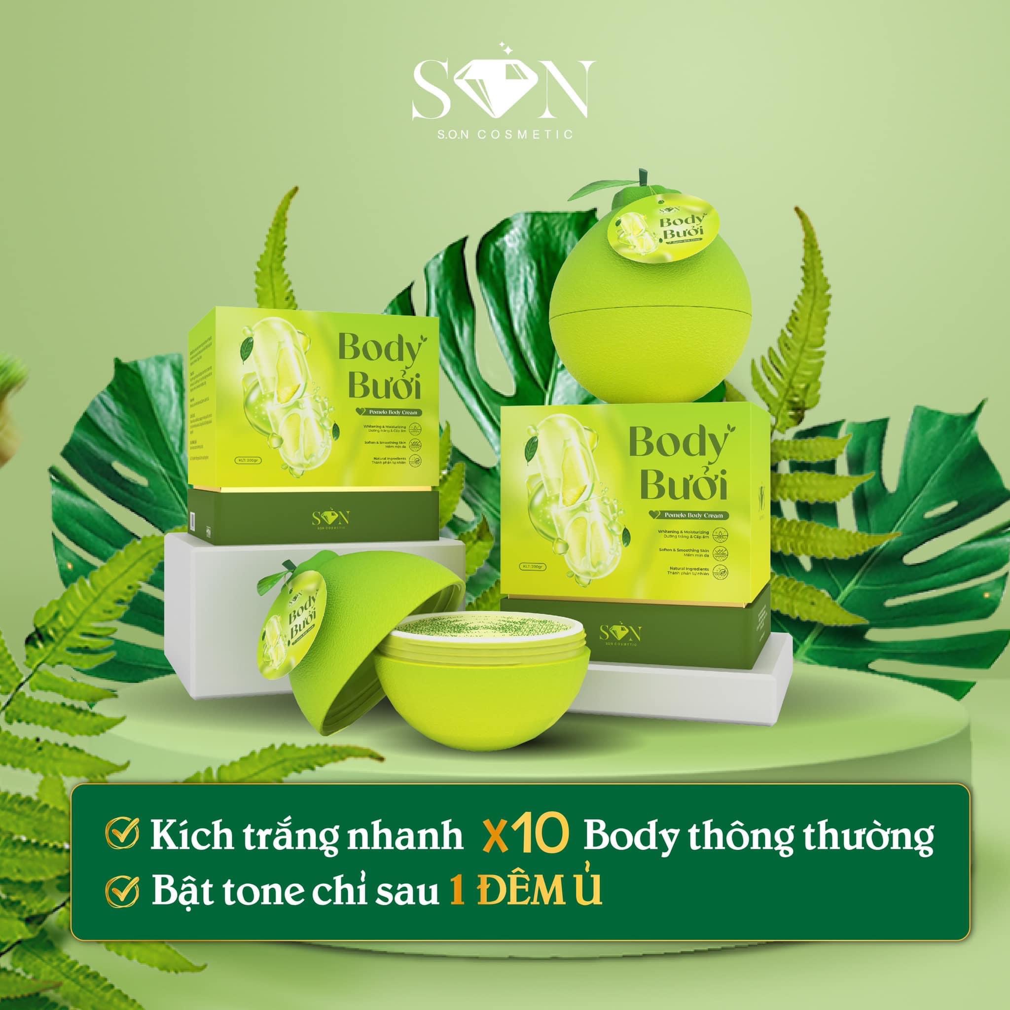 Kem Body bưởi trắng da cốt ủ Bưởi son