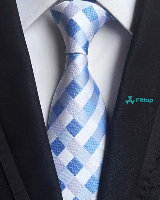 Cà Vạt Nam Xanh Thời Trang Lịch Lãm 8cm FITTOP CAVAT-001