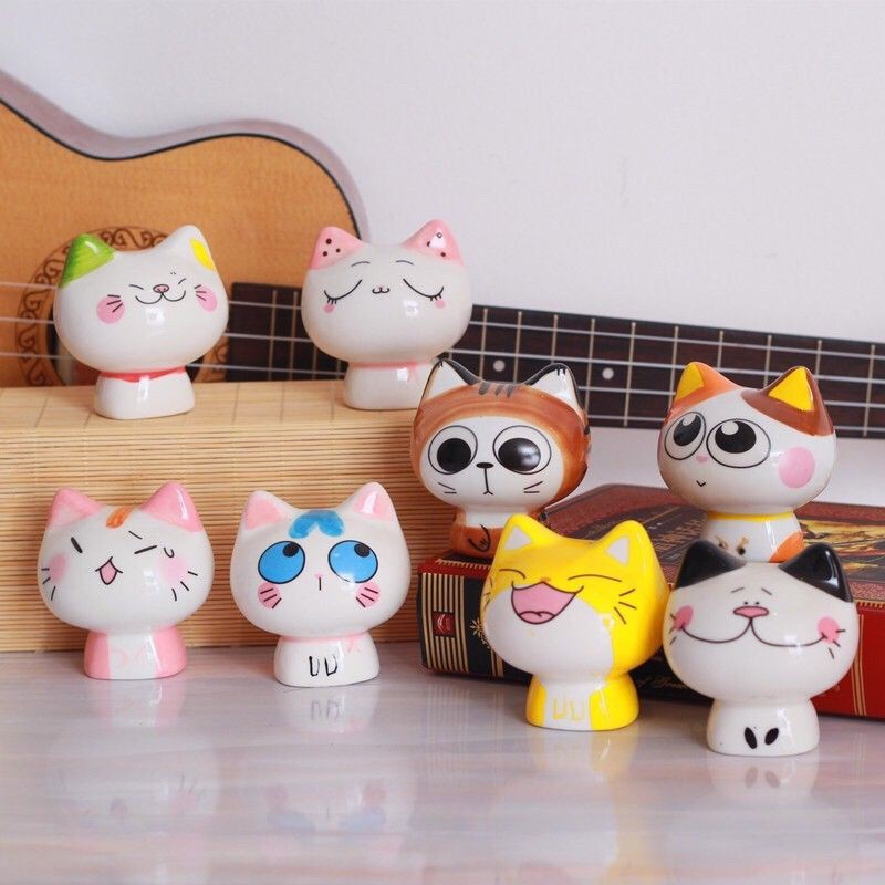 Mèo trang trí, để bàn - 8 mèo cực cute
