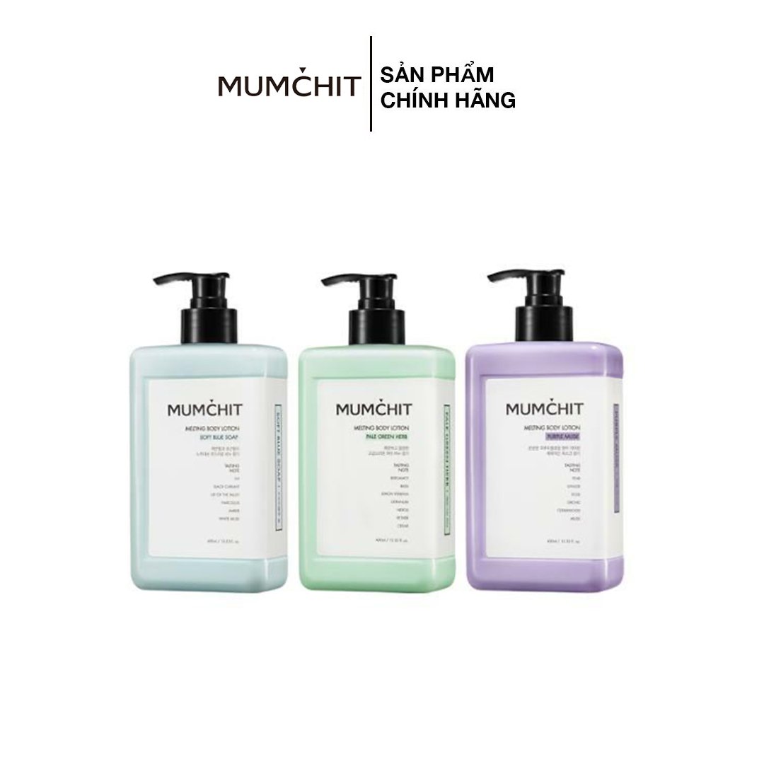 Sữa dưỡng thể cấp ẩm hương nước hoa mumchit melting body lotion 400ml
