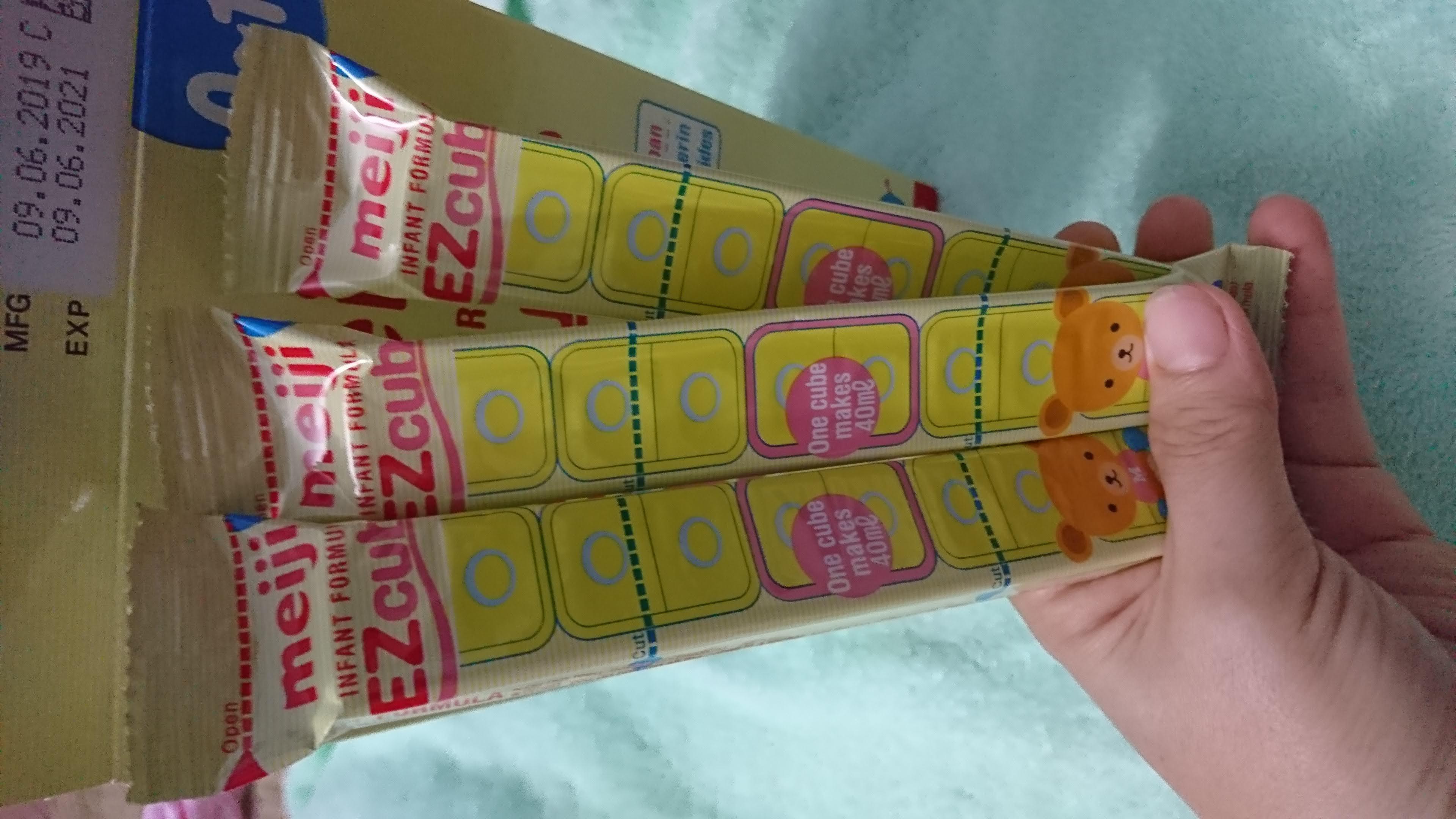 Combo 3 thanh sữa meiji hàng nhập khẩu Nhật Bản 0-1 tuổi