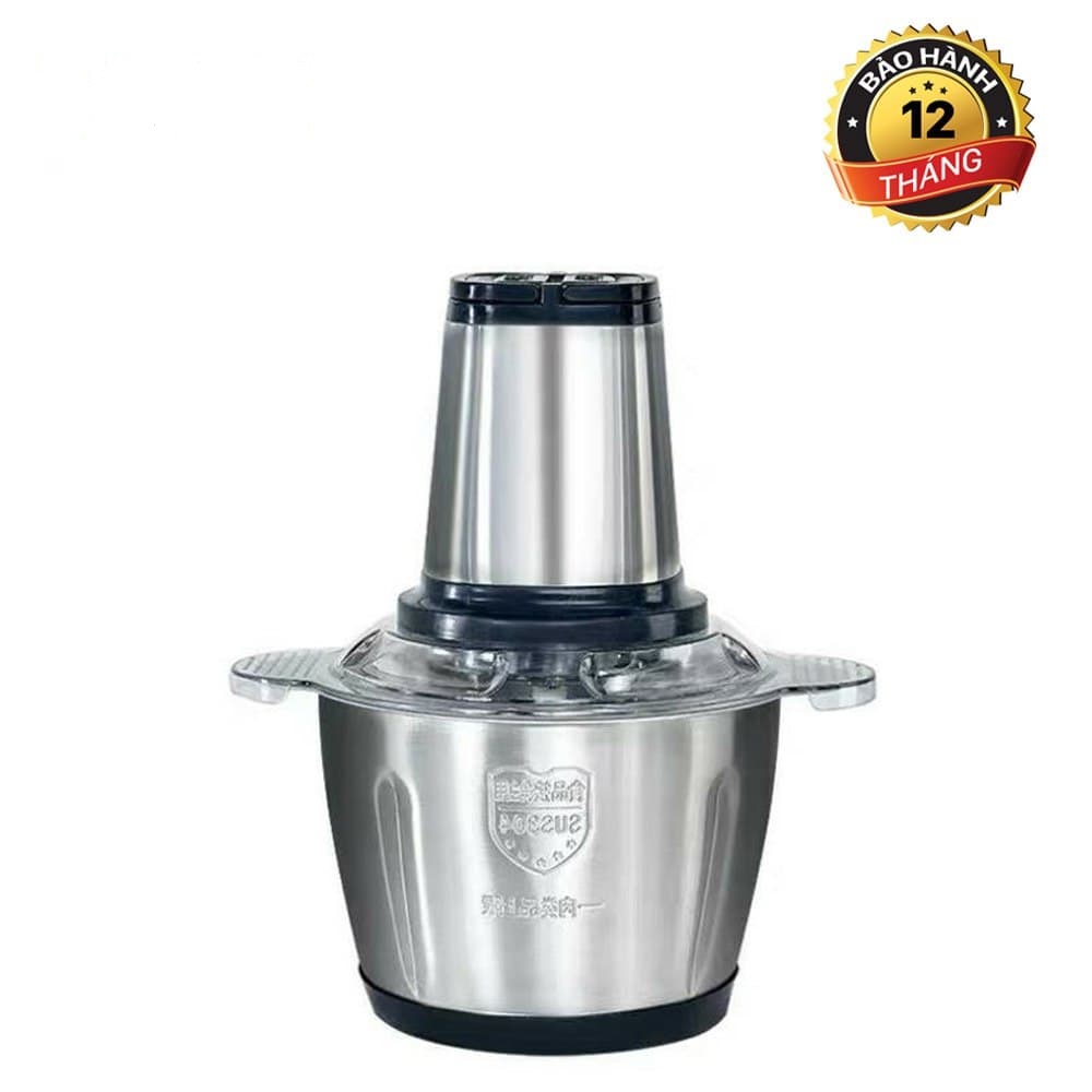 Máy xay sinh tố , Máy xay thịt inox Yoice, Thịt băm, trứng đánh tan, sữa lắc, khuấy, trộn, nghiền đá, xay khô, cắt rau- công suất 300W- BẢO HÀNH 12 THÁNG