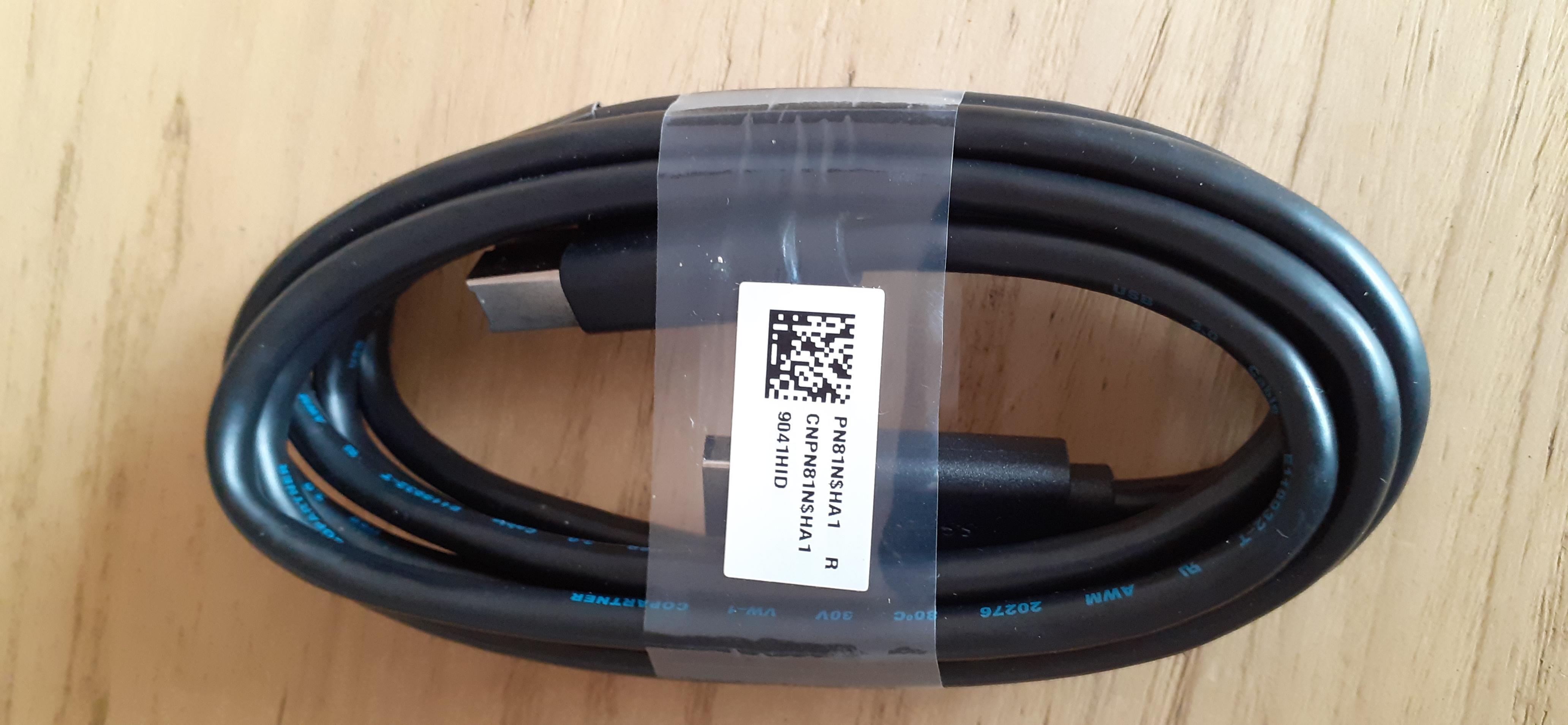 Dell 6ft usb 3.0 type a to type b cable pn81n 389g1758aaa